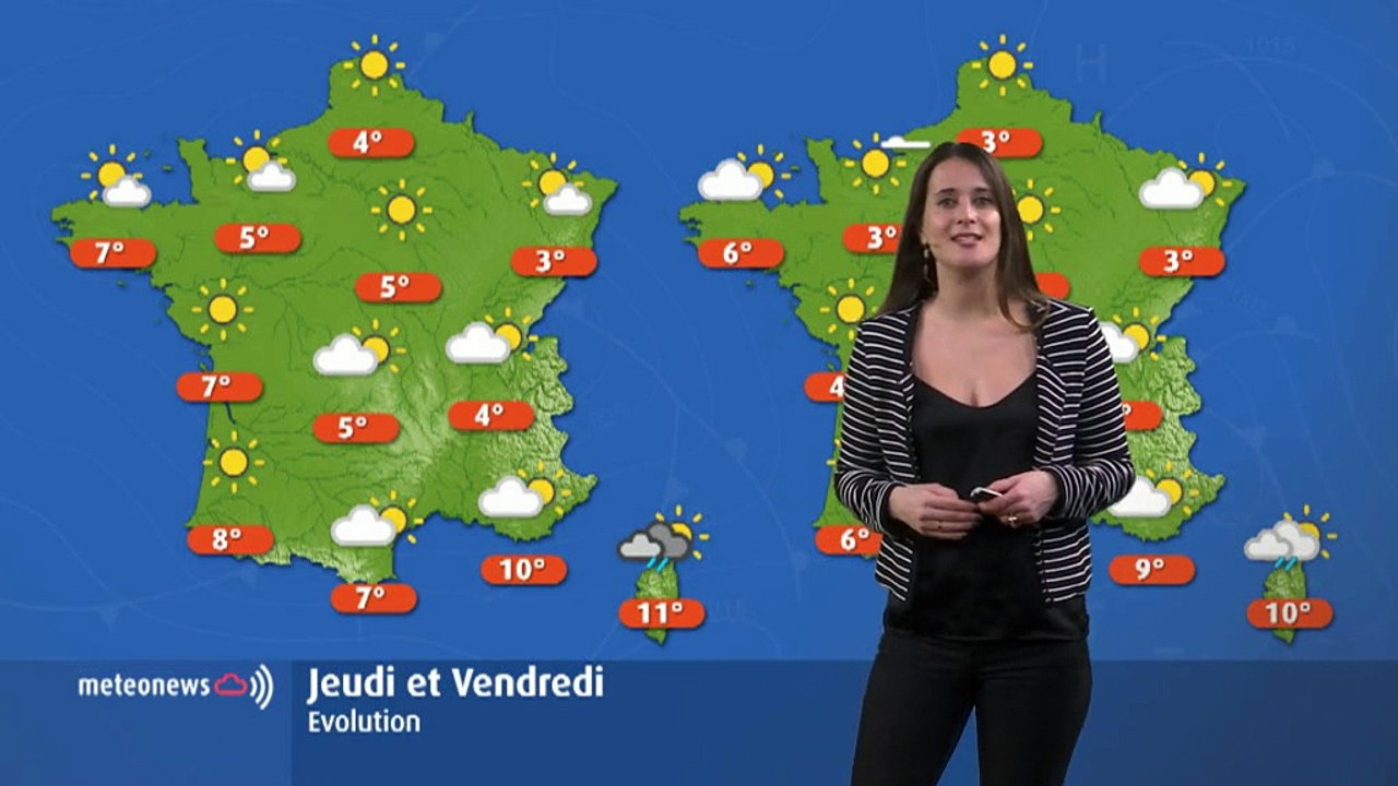 Météo/Une vague de froid s'installe : les prévisions pour la fin de semaine