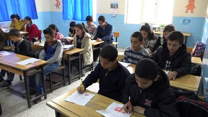 Köy öğrencilerinden Mehmetçiğe destek