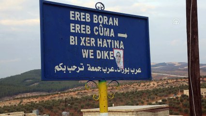 (TEKRAR) - TSK ve ÖSO, Afrin'de teröristlerin Kilis'le sınır temasını kesti (2) - AFRİN