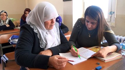 Siverek'te okuma yazma seferberliğine yoğun ilgi