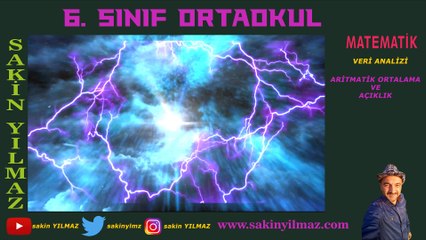 6. Sınıf Matematik | ARİTMATİK ORTALAMA ve AÇIKLIK KONU ANLATIMI