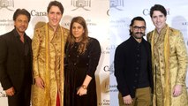 Shah Rukh Khan, Aamir Khan Meet Canadian PM Justin Trudeau And His Family