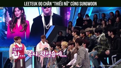 Mới đầu năm, Leeteuk (SuJu) đã “lầy” đọ dáng khoe chân cùng Sungwoon (Wanna One) xem ai ít lông hơn