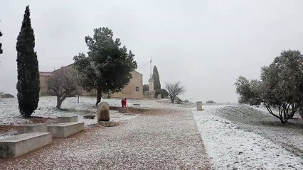 La neige sur les hauteurs de NDM