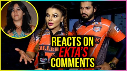 Скачать видео: Rakhi Sawant REACTS On Ekta Kapoor's Comments On Her | Rakhi Sawant Latest Interview | TellyMasala