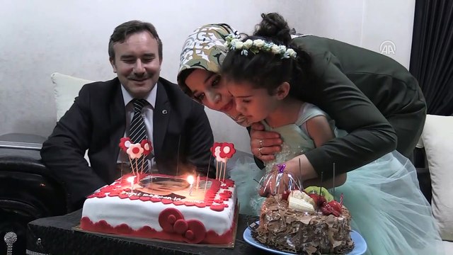 Şehit kızına doğum günü sürprizi - SİİRT