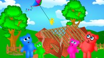 cute mega gummy bear kites flying Finger family song | Finger family nursery rhymes collections