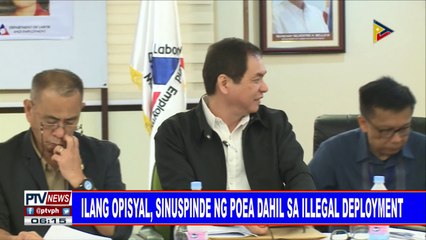 Ilang opisyal, sinuspinde ng POEA dahil sa illegal deployment