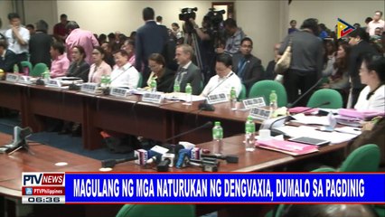 Magulang ng mga naturukan ng Dengvaxia, dumalo sa pagdinig
