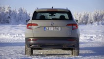 Skoda Karoq 4x4 Design in winter conditions