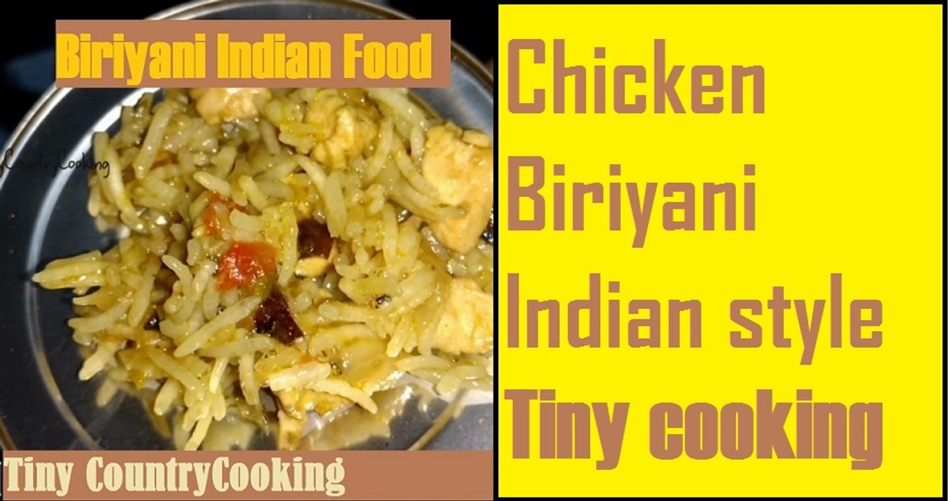 Chicken Biriyani Indian Food|Tiny Cooking|Miniature Cooking|Chicken Biriyani Recipe|