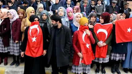 JÖH timleri ve korucular, Diyarbakır’dan Afrin’e böyle uğurlandı
