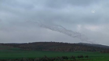 Afrin'deki Terör Mevzileri Vuruluyor