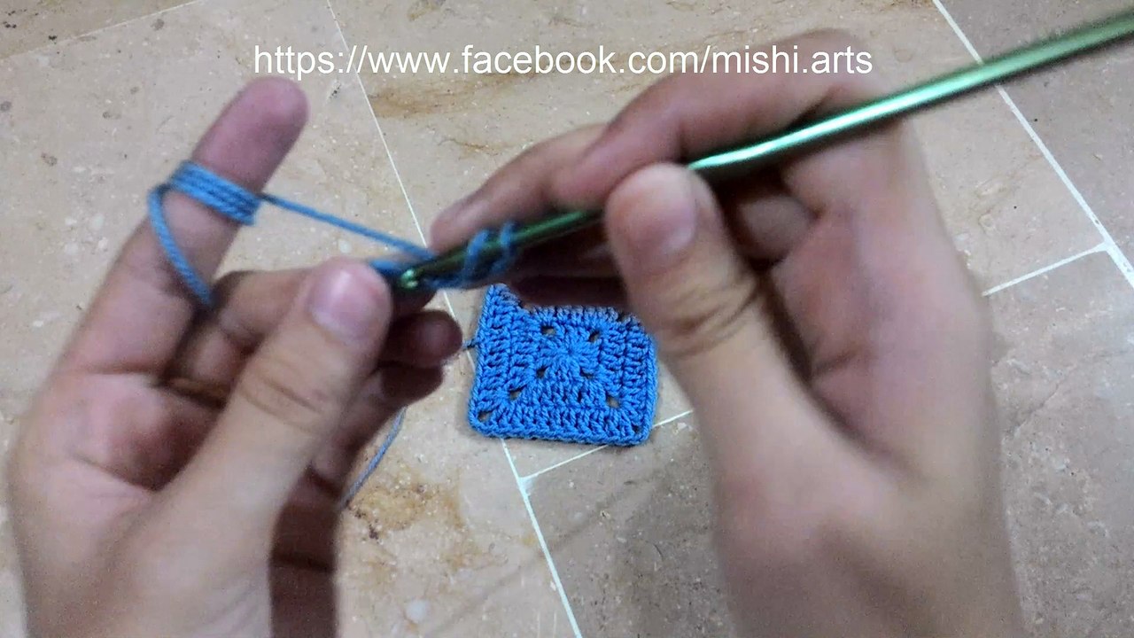 Crochet Solid Granny Square