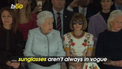 Anna Wintour Throws Shade at Queen Elizabeth II During Fashion Show