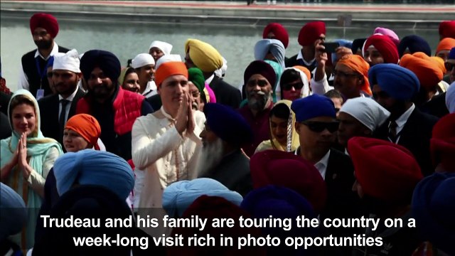 Canada PM Justin Trudeau visits Golden Temple in Amritsar