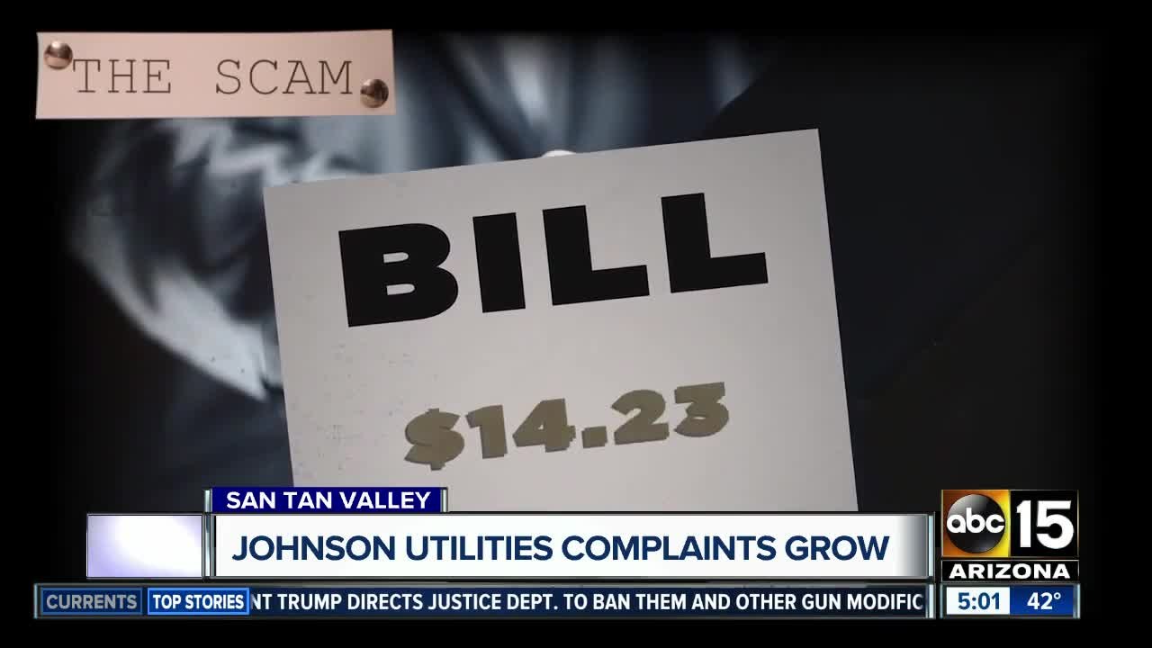 Johnson Utilities complaints grow video Dailymotion