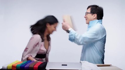 Oliva Munn and Jackie Chan Twitter Support