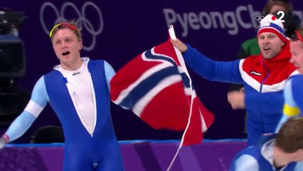 JO 2018 : Patinage de vitesse - Poursuite par équipes hommes. La Norvège domine la Corée !