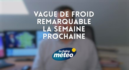 Vague de froid remarquable la semaine prochaine