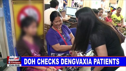DOH checks Dengvaxia patients