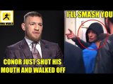 Backstage Conor McGregor started talking Crazy to khabib but Khabib shut him up,DJ vs Cejudo 2?