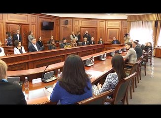 Miodrag Nedeljković na prijemu u Vladi Srbije, 21. februar 2018. (RTV Bor)