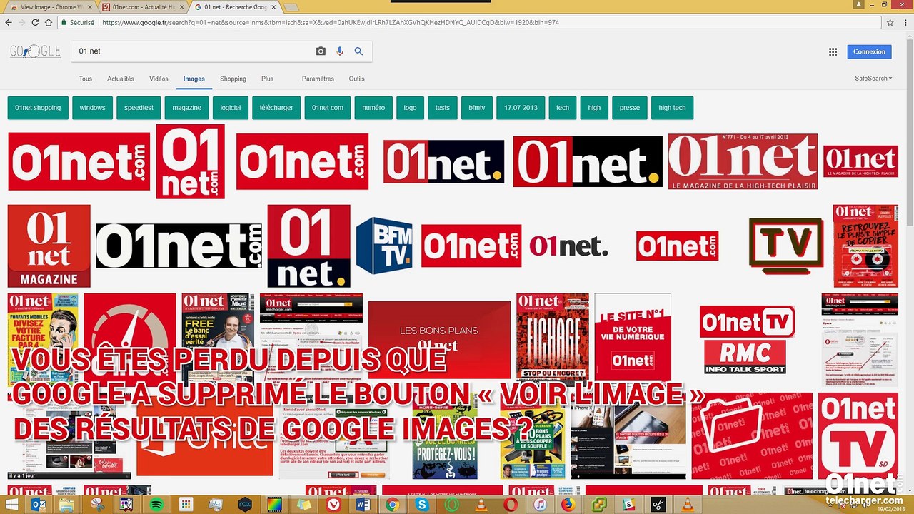 Comment retrouver le bouton « Voir l’image » dans Google Image ?