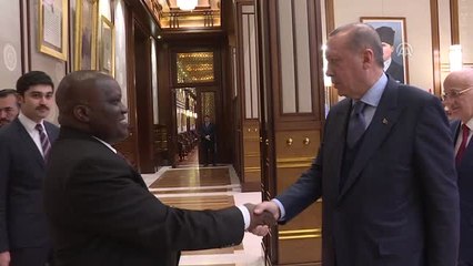 Cumhurbaşkanı Erdoğan, Burundi Meclis Başkanı Nyabenda'yı Kabul Etti