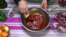 Couscous aux légumes et à la viande -  الكسكس بالخضار واللحم