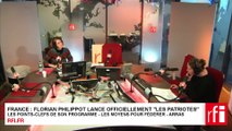 France : Florian Philippot lance officiellement les Patriotes.