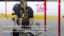 Vegas Golden Knights, US Army look to settle trademark dispute