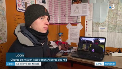 Calais : la guerre des tentes