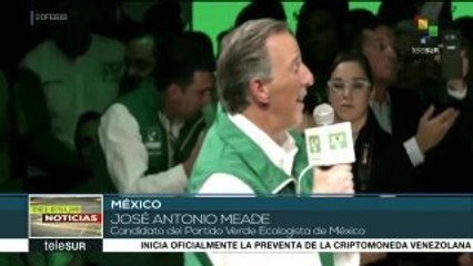 México: Partido Verde formaliza candidatura de Meade a la presidencia