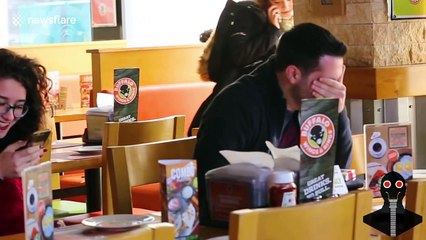 When pranksters become restaurant waiters for the day