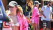 Miley Cyrus flaunts her slender figure in a bikini and tiny denim shorts as she continues Australian getaway with beau Liam Hemsworth