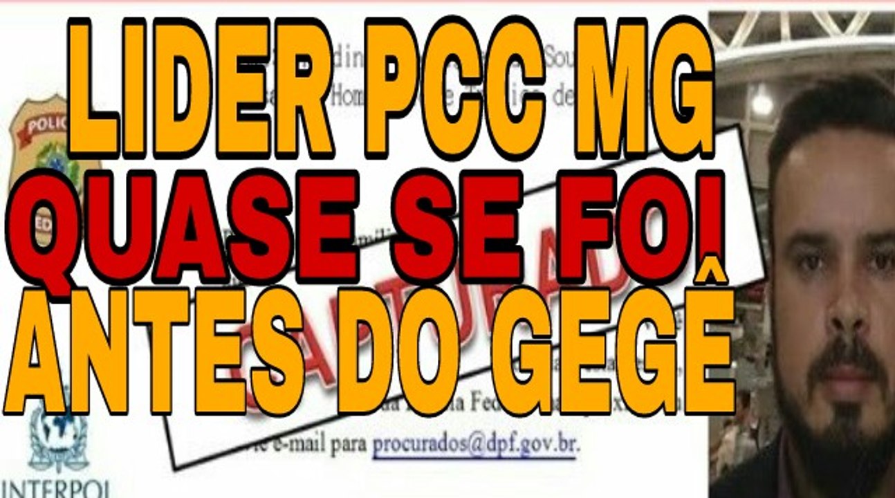 CHEFE PCC MINAS GERAIS QUASE FOI PEGO EM EMBOSCADA NO CEARÁ