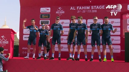 انطلاق سباق ابو ظبي للدراجات الهوائية