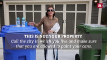 Pineapple starlet trash cans with Elissa the Mom | Rare Life