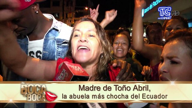Madre de Toño Abril, la abuela mas chicha del Ecuador