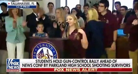 Parkland Students hold a press conference at the Florida Capitol Rotunda