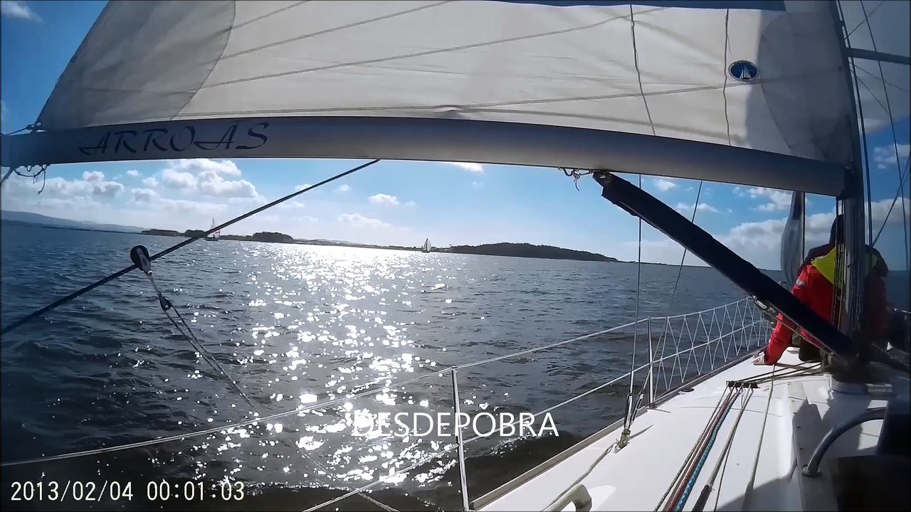 NAVEGANDO POR LA RIA DE AROSA