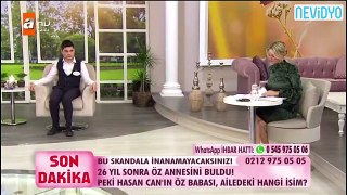 Canlı yayında inanılmaz olay Annesini buldu ama...