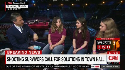 Jake gets emotional talking to Parkland teens