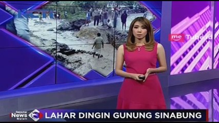 Diterjang Lahar Dingin Sinabung, Akses Jalan di Kabupaten Karo Terputus