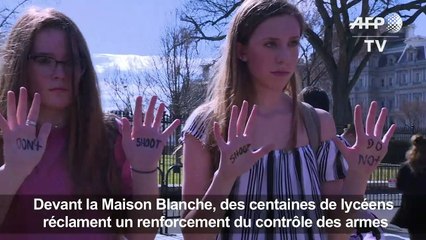 Manifestation anti-armes à feu devant la Maison Blanche