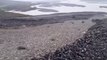 Rocks Flows Like River After Rain From Ex-Cyclone Gita Hits Rakaia Gorge