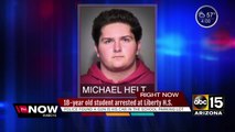 Liberty High student arrested for bringing gun on campus