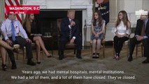 President Trump laments the closure of mental institutions during listening session with school shooting survivors