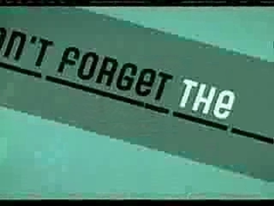 Don't Forget The Lyrics promo